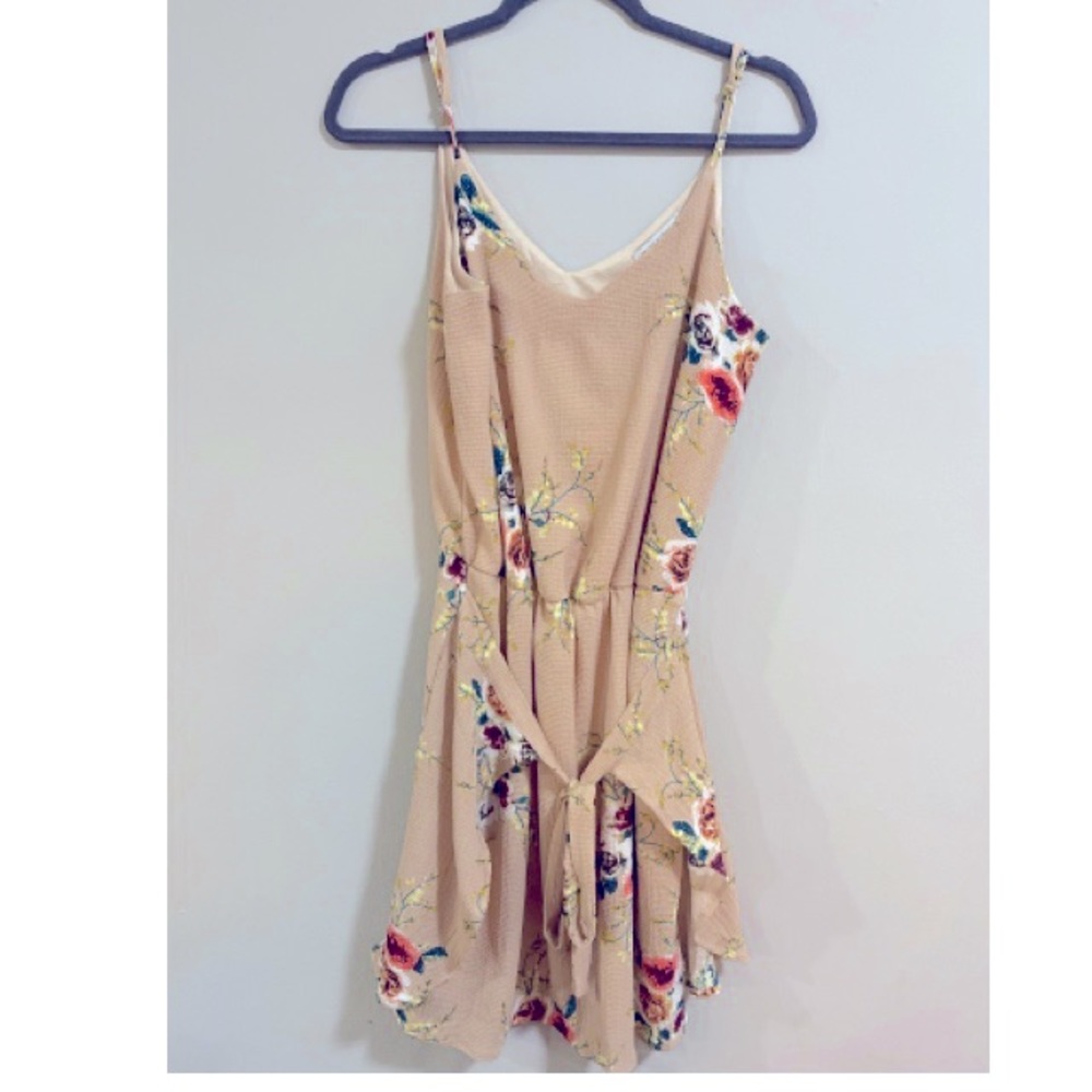 Pink flower dress